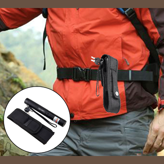 Precision Laser Pointer with Adjustable Beam and Safety Lock