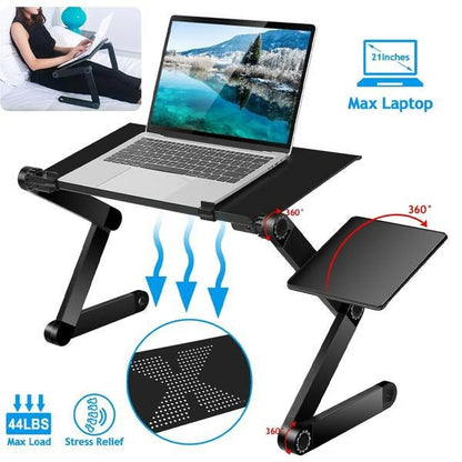Versatile Laptop Elevation Stand with Adjustable Legs