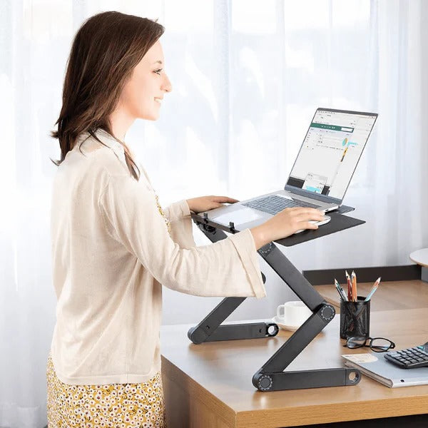 Versatile Laptop Elevation Stand with Adjustable Legs