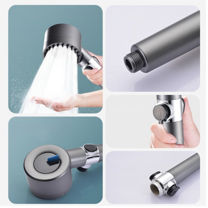 Revitalizing Handheld Shower Head with 9-Stage Filtration