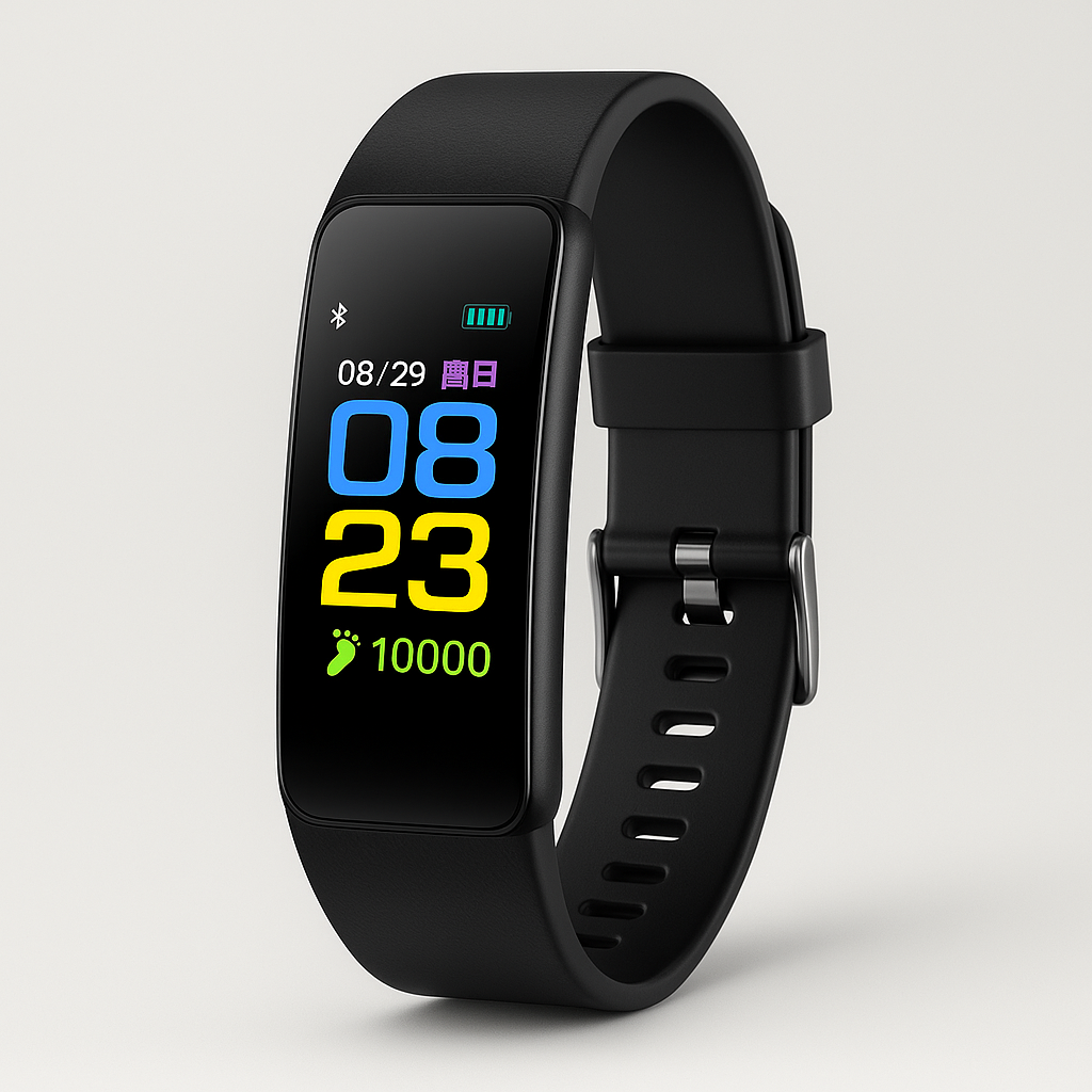Senior Smartwatch with Health Monitor and Large LED Display