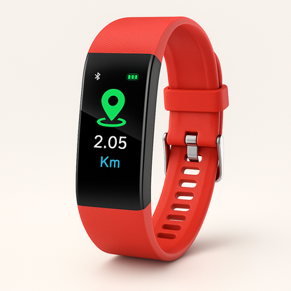 Senior Smartwatch with Health Tracking and Large LED Display