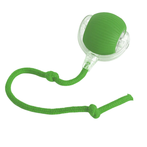 Smart Rolling Cat Play Ball with Interactive Rope Tail