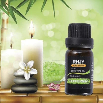 Calming Essential Oil Collection in Amber Glass – 14 Bottles