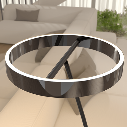 Sleek Adjustable LED Floor Lamp with Remote Control