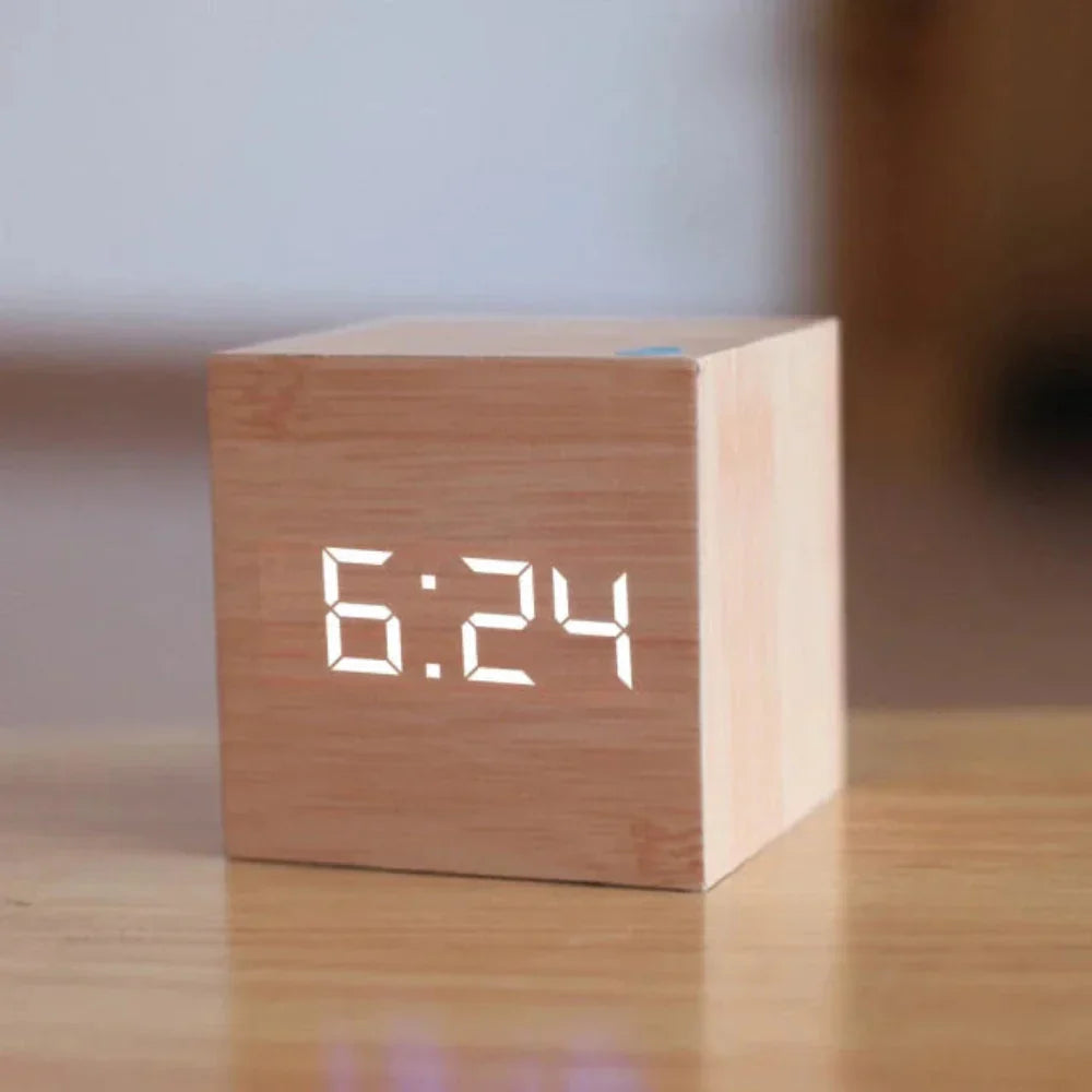 Compact LED Timekeeper with Night Mode for Peaceful Sleep
