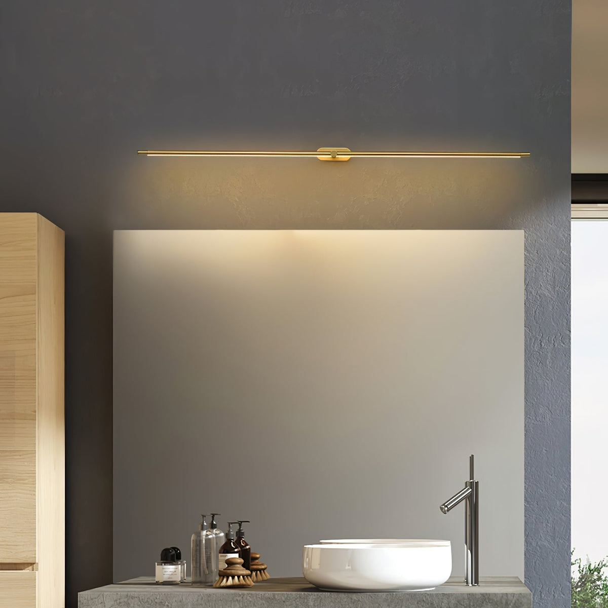 Sleek Rechargeable Wall Light with Cordless Convenience