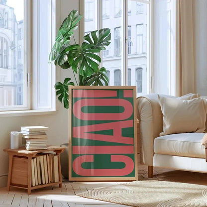 Chic Italian-Inspired Canvas Wall Décor