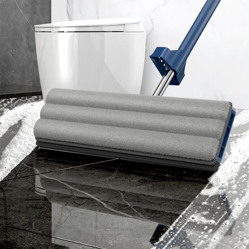 Effortless Microfiber Mop System with Compact Bucket