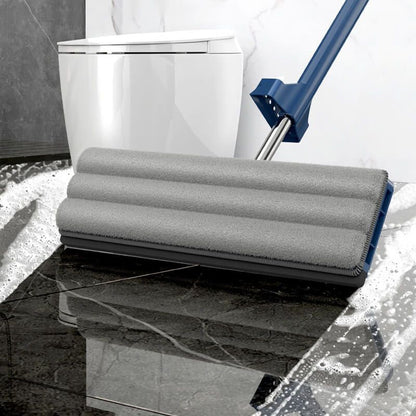 Effortless Microfiber Mop System with Compact Bucket