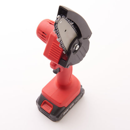 Compact Wireless Saw with Rechargeable 24V Battery and Safety Guard