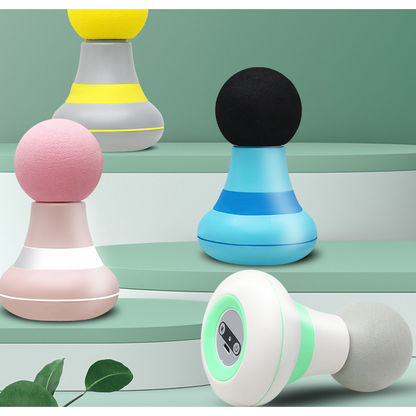 Compact Deep Tissue Massager with Foam Ball Head & USB Charge