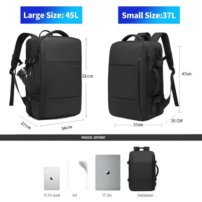 Versatile Traveler's Backpack with USB Charging