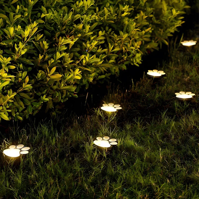 PawPrint Solar Garden Light - Eco-Friendly Outdoor Decor
