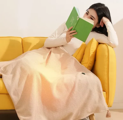 CozyWrap USB-Enabled Heating Blanket for Anytime Comfort