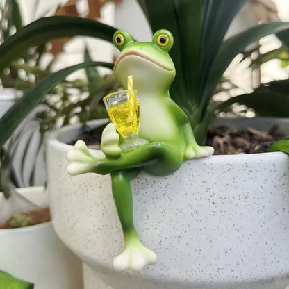 Whimsical Frog Pot Hanger for Vibrant Indoor & Outdoor Gardens