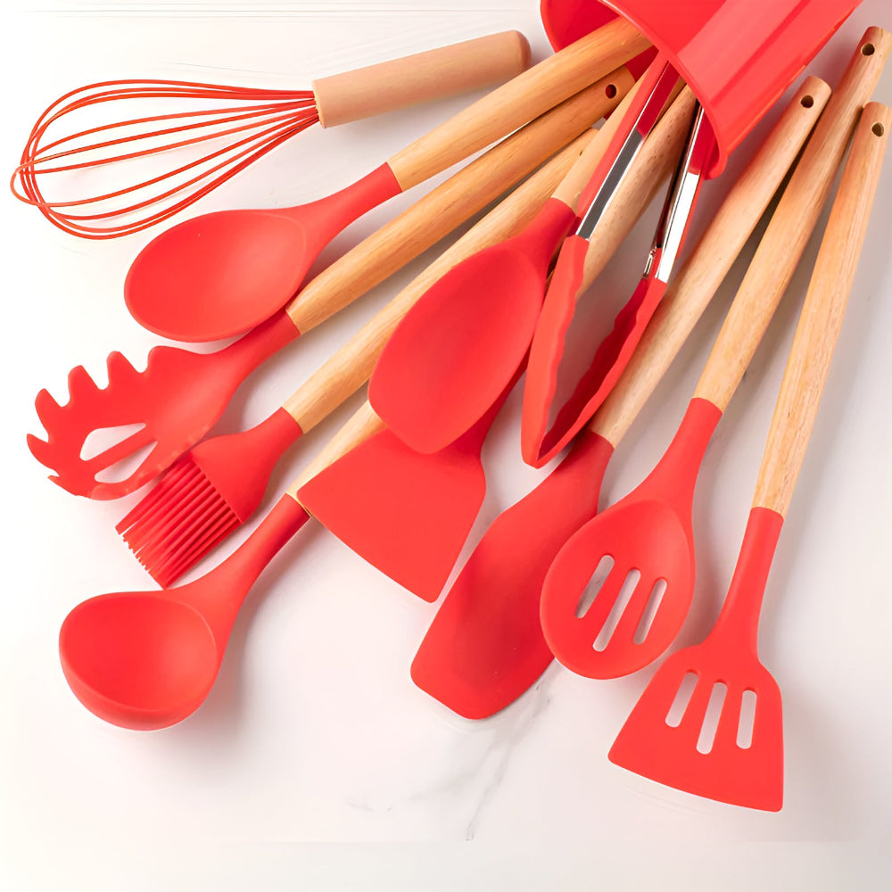 Essential 12-Piece Heat-Resistant Kitchen Tool Set