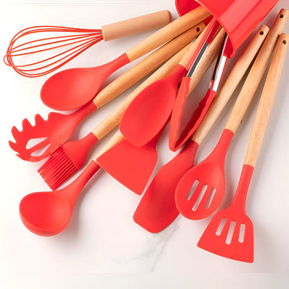 Essential 12-Piece Heat-Resistant Kitchen Tool Set