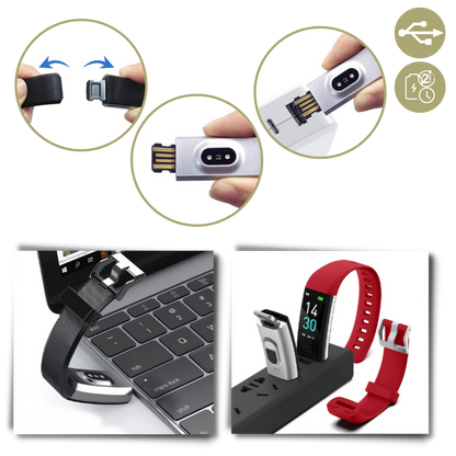 Senior Smartwatch with Health Tracking and Large LED Display