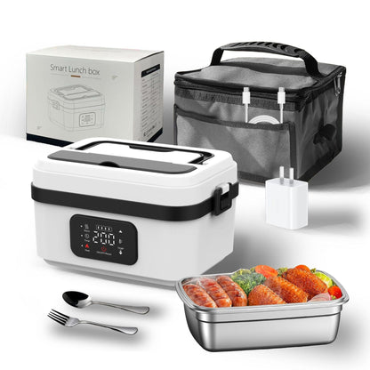 Stainless Steel Lunch Box with Heating Function – Portable Design