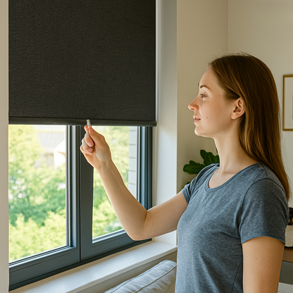 No-Drill UV-Blocking Window Shade for Effortless Comfort