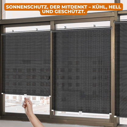 No-Drill UV-Blocking Window Shade for Effortless Comfort