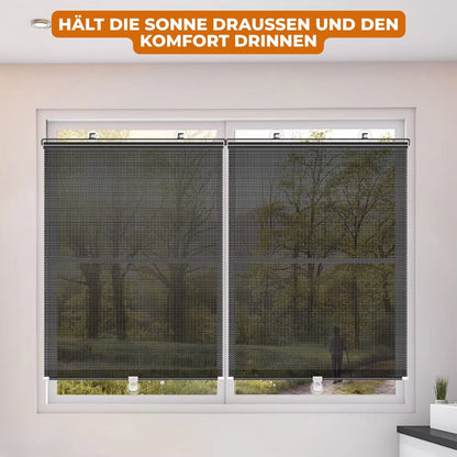 No-Drill UV-Blocking Window Shade for Effortless Comfort