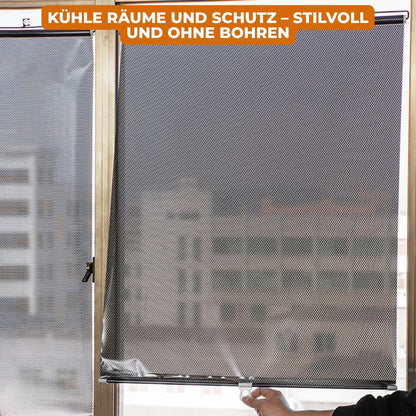 No-Drill UV-Blocking Window Shade for Effortless Comfort