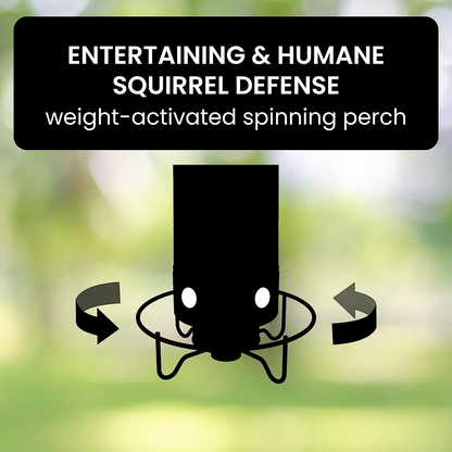 SmartGuard Bird Feeder with Spinning Perch Technology