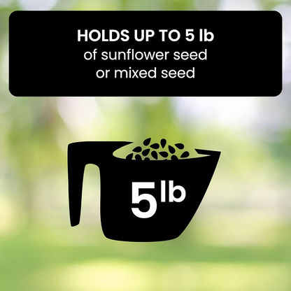 SmartGuard Bird Feeder with Spinning Perch Technology
