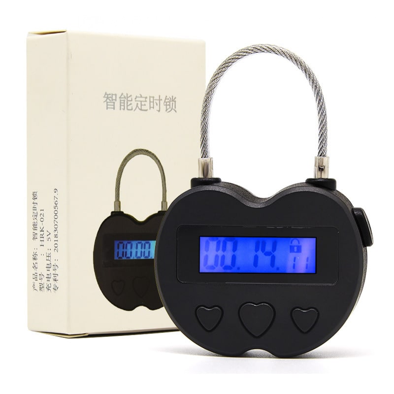 Smart Countdown Lock with Flexible Cable Security