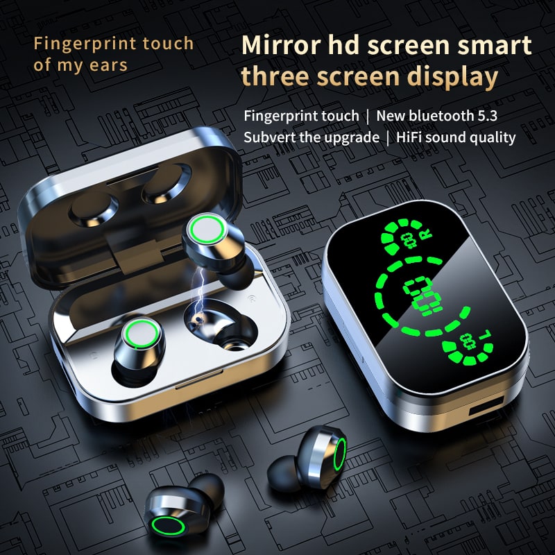 Next-Gen Cordless Earbuds with Smart Charging Case