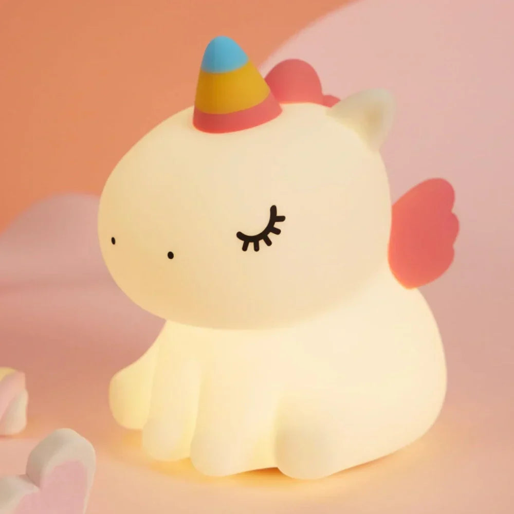 Charming Touch-Controlled Rechargeable Night Light Lamp