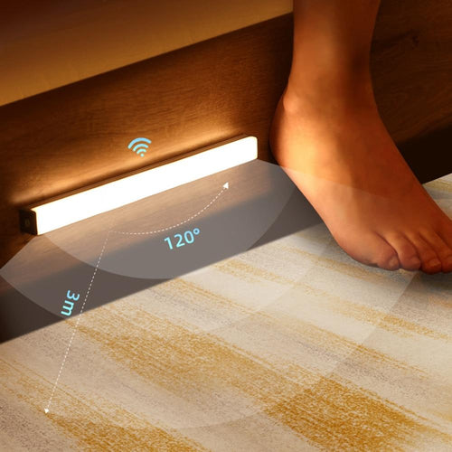 Smart Motion-Sensing LED Lighting Bar with Magnetic Mount