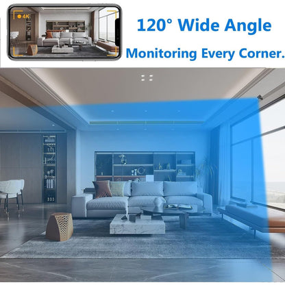 Smart Mini Indoor Surveillance Camera with Night Vision
