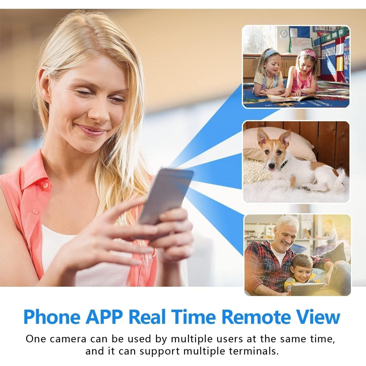 Smart Mini Indoor Surveillance Camera with Night Vision