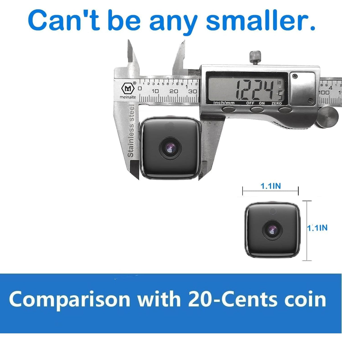Smart Mini Indoor Surveillance Camera with Night Vision